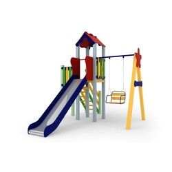 Kidigo. Дитячий комплекс Свято, висота гірки 1,5 м(11714)