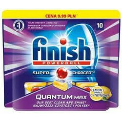 Finish. Пігулки для посудомийних машин Quantum Lemon 10шт*уп(5900627066050)