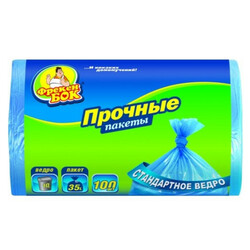 Фрекен Бок. Пакеты для мусора прочные 50*60.35л 100шт-уп (4820048480727)