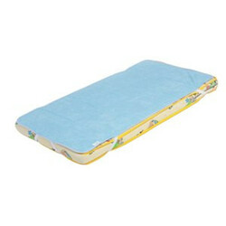 ЭКО ПУПС. Детский непромокаемый наматрасник Поверхность  Classic, р. 60х120 см. (Синий) Арт. КНАМ120