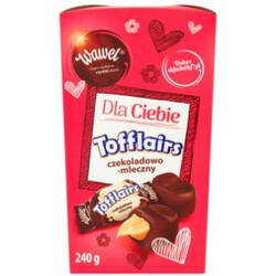 Wawel. Ирис шоколадный с молочной начинкой 240 гр (5900102021529)