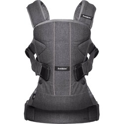BabyBjorn. Сумка-кенгуру Baby Carrier One Cotton Mix Denim grey (93094)