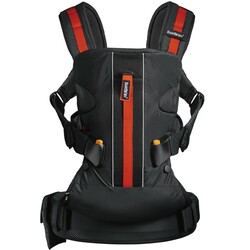 BabyBjorn. Рюкзак-кенгуру Baby Carrier One Outdoors (черный), (94068)