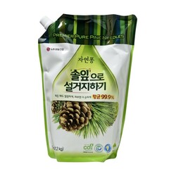 LG. Средство для мытья посуды Natural Pong LG Хвоя, 1.2 л  (запаска)(8801051230444)