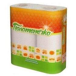 Полотенечко. Бумажные полотенца, 2 рулона (3939)