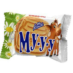 Konti. Печенье сахарное "Му-у-у" 34 р (4823012263784)