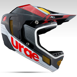 Urge. Шлем Down-O-Matic черно-красно-белый - M (57-58cm) (3700813227041)