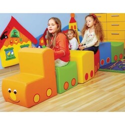 Tia - sport. Набір пуфів  Паровозик(sm - 0486)