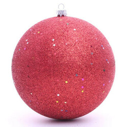 Украшение елочное Шар Блеск пластик 15см (4825003012036)