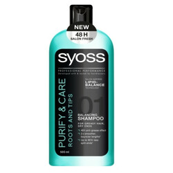 Syoss . Шампунь  Purify&Care 500мл(9000101022698)