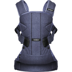 Babybjorn. Рюкзак-кенгуру Baby Carrier One Cotton Mix Denim blue (93051)
