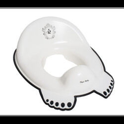 Tega Накладка на унітаз антиковзаюча "Royal"(5902963010506) Біло-чорна