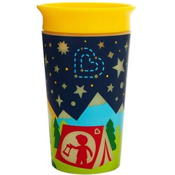 Munchkin. Поильник-непроливайка Miracle 360 Glow in the Dark 266 мл жовтий(2900990792009)