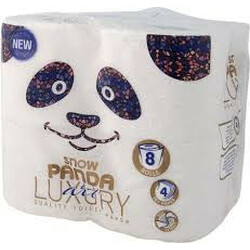 Сніжна панда. Бумага туалетная  Luxury Art 8шт-уп (4823019009613)