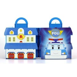 Robocar. Кейс-гараж "Штаб-квартира"(металева машинка Поли), 3года(83319)