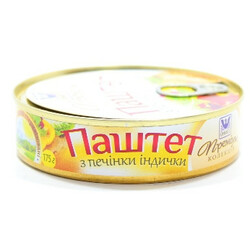 Онисс. Паштет з печінки індички 175гр(4820007992957)