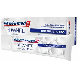 Blend-a-med. Паста зубная 3D White Luxe Совершенство 75 мл (98001090073907)