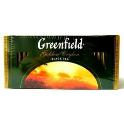 Greenfield. Чай Greenfield Золотой Цейлон 25*2г(4820022861979)