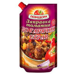Помідора. Заправка томатна до гарячих блюд д-п  460г(4820047003880)