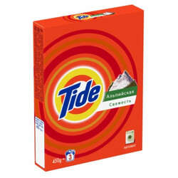 Tide. Стиральный порошок Альпийская свежесть автомат 450г (  5413149045392)