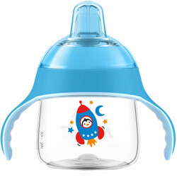 Avent. Чашка с носиком, мягкие ручки, клапан от протекания 200 мл от 6 мес. (SCF746)