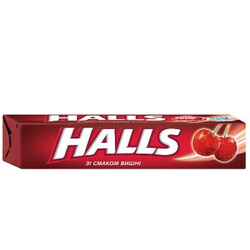 Halls. Леденцы с вкусом вишни 25,2 гр( 7622210673985)