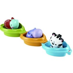 Fisher Price. Набор для купания "Друзья в лодочках", 6мес+ (037296)