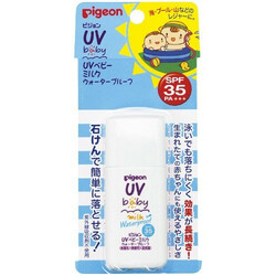 Pigeon. Водостійке сонцезахисне молочко з народження Pigeon SPF35PA+++ 30g(083423)