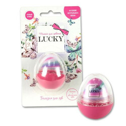 LUCKY. Бальзам для губ Яйце "Малиновий щербет" 98887856119368)