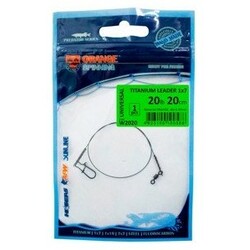 UKRSPIN . Поводок Orange Spinning титан 1x7 20см 7кг-0.33мм(1590.02.84)