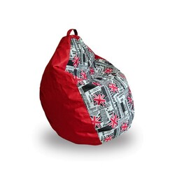 Tia - sport. Крісло груша Принт Мікс Просто 90х60 см(sm - 0875)