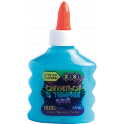 ZiBi. Клей Світляк кольоровий люмінесцентний 88 мл Бірюзовий(4823078961426)