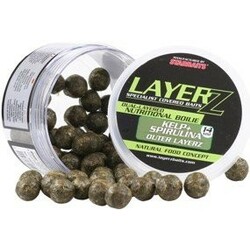 Starbaits .  Бойлы LayerZ Pop-Up Kelp and Spirulina Fluoro Yellow 14mm 60g (32.26.99)