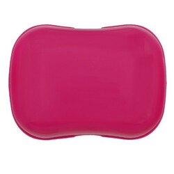 Без ТМ. Мыльница дорожная розовая 10см шт  (0260004129323)