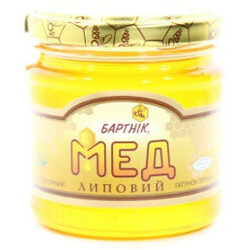 Бартнік. Мед натуральный цветочный липовый 250г(4820025310047)