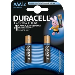 Duracell. Батарейки AAA (LR03) MX2400 TurboMax 2 шт. (069213)