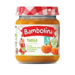 Bambolina. Пюре гарбуз, 100 г, 5 мес(001991)