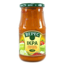 Верес. Икра кабачковая с перчиком 505г (9865060026114)