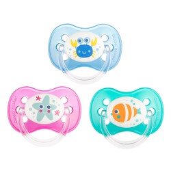 Canpol. Пустышка силиконовая круглая Nature (0-6 мес.) (5903407224107)