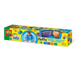 Ses.  Повітряні пальчикові фарби серії "My first" - ЯСКРАВА ПІНКА(4 кольори, в пластикових баночках)