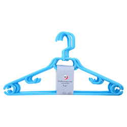 Повна Чаша. Набор вешалок  пластик голубые 5шт D-01 ( 4824034040902)