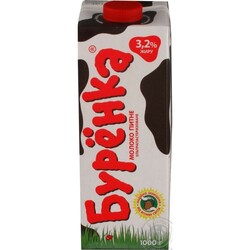 Корівка.  Молоко суперпастеризоване 3,2%   (1000 г) (4820003483763)