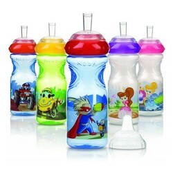 Nuby. Поїльник Sport з силіконовою трубочкой-непроливайкой, від 9+ міс., 300 мл(1230)