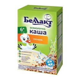 Беллакт. Безмолочна каша гречана, 6мес+, 200г(4810263029696)