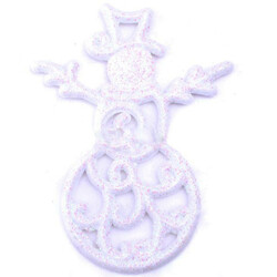 Прикраса ялинкова Сніговик пластик(4825003014481)