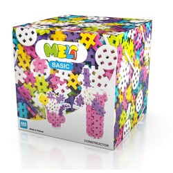 Meli. Конструктор Basic Constructor, 400 эл Розовый  (5902431290171)