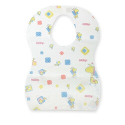 Nuby. Слинявчик для годування, 10 шт., 0мес+  (4153)