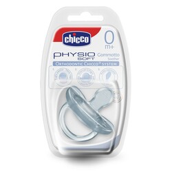 Chicco. Пустышка Physio, силикон, S 0 м+, 1 шт.