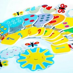 Meadow Kids. Ігровий набір для ванни Стикеры Веселий рахунок(MK 180)