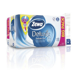 Zewа. Бумага туалетная Zewa Deluxe Деликат белая 3 слоя 16 шт-уп (7322540313321)